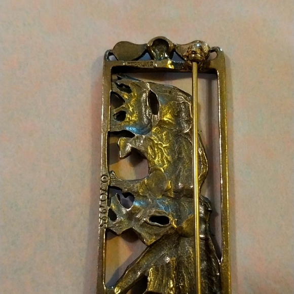 Sterling silver (925) elephant pin - Picture 5 of 5